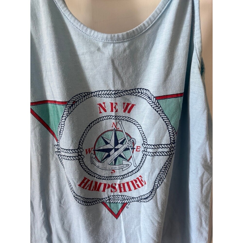 Textile Prints NEW HAMPSHIRE women’s size Medium Tanktop - Picture 3 of 7